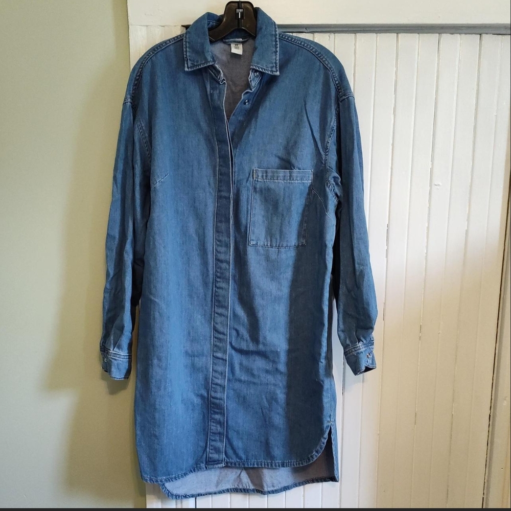H&M Denim Shirt Dress